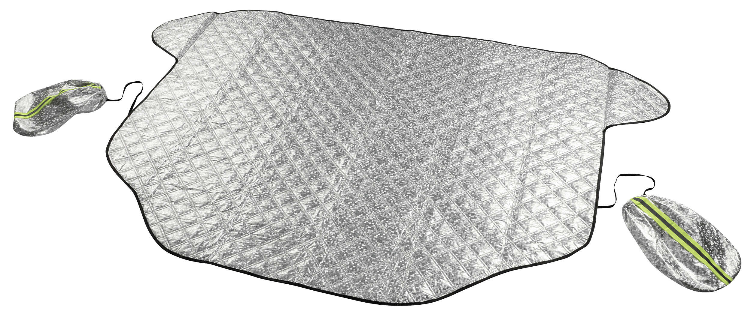 Sun visor with side mirror cover 147x120 cm