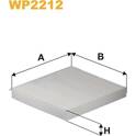 Cabin air filter WIX FILTERS - WP2212