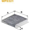 Cabin air filter WIX FILTERS - WP9321