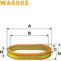 Filtro de aire WIX FILTERS - WA6002