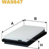 Filtro de aire WIX FILTERS - WA9847