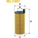 Filtro de óleo WIX FILTERS - WL7487
