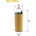Filtro de aceite WIX FILTERS - WL7474