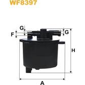 Fuel filter WIX FILTERS - WF8397