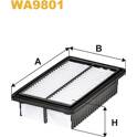 Luchtfilter WIX FILTERS - WA9801