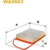Luftfilter WIX FILTERS - WA9663