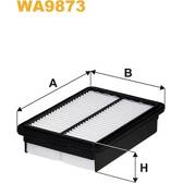 Luftfilter WIX FILTERS - WA9873