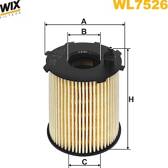 Oil Filter WIX FILTERS - WL7526