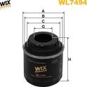 Ölfilter WIX FILTERS - WL7494