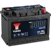 Batterie de démarrage 70Ah/760A YUASA - YBX9096