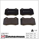 Bremsbeläge vorne ZIMMERMANN - 21381.150.1