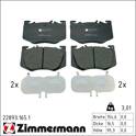 Bremsbeläge vorne ZIMMERMANN - 22893.165.1