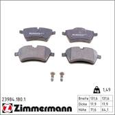Bremsbeläge vorne ZIMMERMANN - 23984.180.1