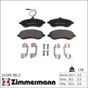 Bremsbeläge vorne ZIMMERMANN - 24595.185.2