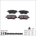 Bremsbeläge vorne ZIMMERMANN - 25134.170.1