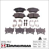 Bremsbeläge vorne ZIMMERMANN - 25134.170.2