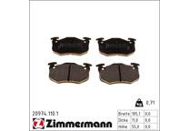 Bremsbelagsatz hinten