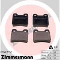 Bremsbelagsatz hinten ZIMMERMANN - 21140.155.1