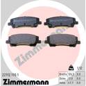 Bremsbelagsatz hinten ZIMMERMANN - 22112.170.1
