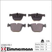 Bremsbelagsatz hinten ZIMMERMANN - 23309.170.1