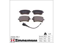 Bremsbelagsatz hinten