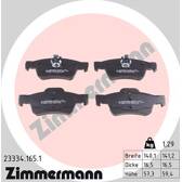 Bremsbelagsatz hinten ZIMMERMANN - 23334.165.1