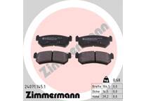 Bremsbelagsatz hinten