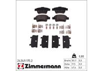 Bremsbelagsatz hinten