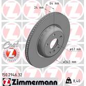 Bremsscheibe (pro Einheit) ZIMMERMANN - 150.2946.32