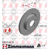 Bremssatz (2 Bremsscheiben) ZIMMERMANN - 200.2536.20