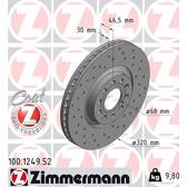 Bremssatz (2 Bremsscheiben) ZIMMERMANN - 100.1249.52