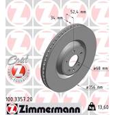Bremsscheibe (pro Einheit) ZIMMERMANN - 100.3357.20