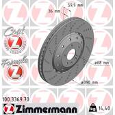 Bremsscheibe (pro Einheit) ZIMMERMANN - 100.3369.70