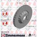 Bremsscheibe vorne ZIMMERMANN - 100.3391.75