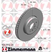 Bremsscheibe (pro Einheit) ZIMMERMANN - 150.2912.20