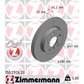Bremssatz (2 Bremsscheiben) ZIMMERMANN - 150.2926.20
