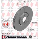 Bremsscheibe (pro Einheit) ZIMMERMANN - 150.2939.20