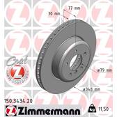 Bremsscheibe (pro Einheit) ZIMMERMANN - 150.3434.20