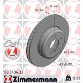 Bremsscheibe (pro Einheit) ZIMMERMANN - 150.3434.32