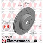 Bremsscheibe (pro Einheit) ZIMMERMANN - 150.3434.52