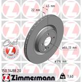 Bremssatz (2 Bremsscheiben) ZIMMERMANN - 150.3488.20