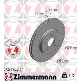 Bremssatz (2 Bremsscheiben) ZIMMERMANN - 250.1344.20