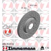 Bremssatz (2 Bremsscheiben) ZIMMERMANN - 285.3531.52