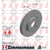 Bremssatz (2 Bremsscheiben) ZIMMERMANN - 370.4403.20