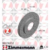 Bremssatz (2 Bremsscheiben) ZIMMERMANN - 380.2169.52