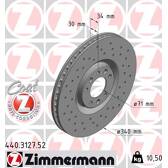 Bremsscheibe (pro Einheit) ZIMMERMANN - 440.3127.52