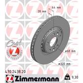 Bremssatz (2 Bremsscheiben) ZIMMERMANN - 470.2438.20