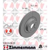Bremssatz (2 Bremsscheiben) ZIMMERMANN - 530.2458.20