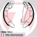 Bromsbackar, sats ZIMMERMANN - 10990.100.3