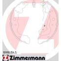 Bromsbackar, sats ZIMMERMANN - 10990.154.5
